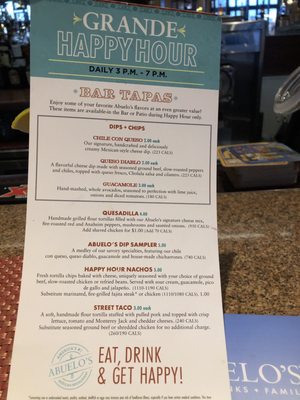 Menu photo 4 Abuelo's Mexican Restaurant Rogers, AR