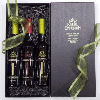 Olive Oil Emporium - Classic Oil and Vinegar Gift Trio - Olive Oil Emporium Toronto - Specialty Food Near Me - Toronto, Ontario Olive Oil Emporium - Classic Oil and Vinegar Gift Trio - Olive Oil Emporium Toronto - Specialty Food Near Me - Toronto, Ontario