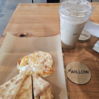 The Willow Cafe and market - Apricot goat cheese pita with pumpkin chai latte - Desserts Near Me - Yakima, Washington The Willow Cafe and market - Apricot goat cheese pita with pumpkin chai latte - Desserts Near Me - Yakima, Washington