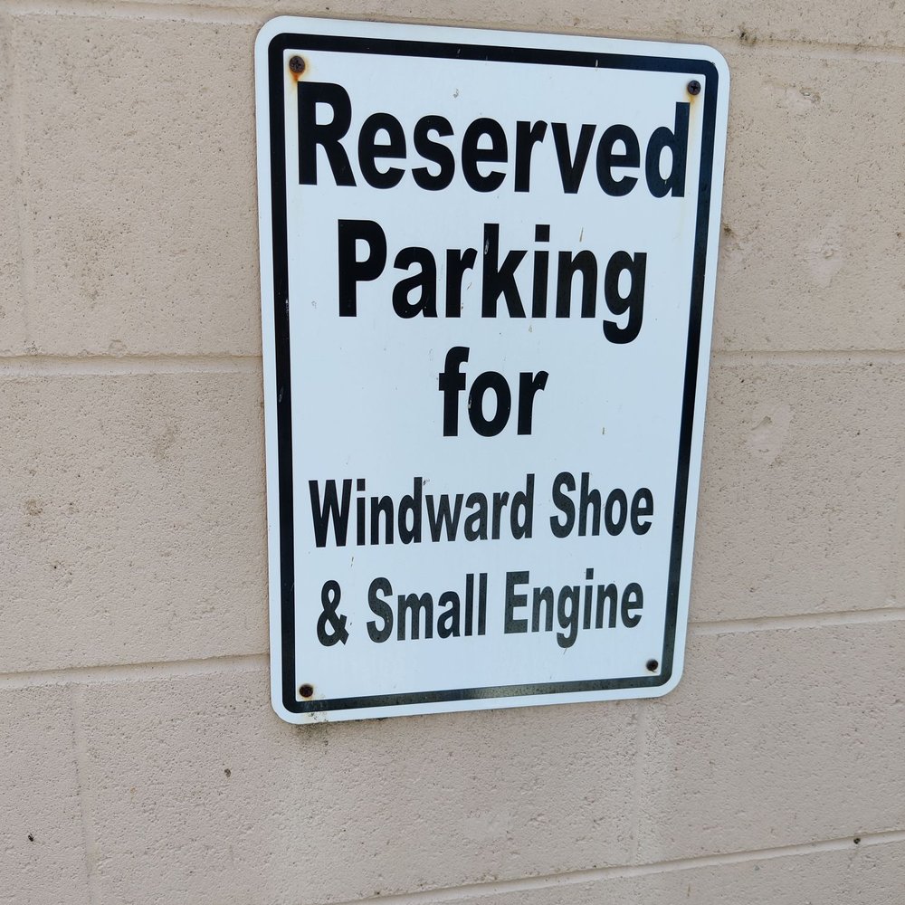 Windward Shoe Repair & Small Engine - Designated parking stalls on their lot. - Shoe Repair Near Me - Kaneohe, Hawaii Windward Shoe Repair & Small Engine - Designated parking stalls on their lot. - Shoe Repair Near Me - Kaneohe, Hawaii
