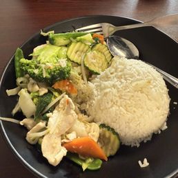 My dinner. Veg with chicken My dinner. Veg with chicken