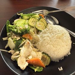 New Asian Taste - My dinner. Veg with chicken