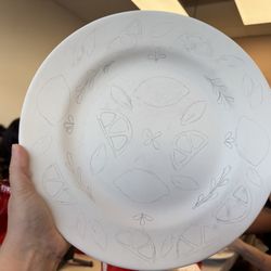 Good Dirt Pottery Studio - Penciled in the design outline