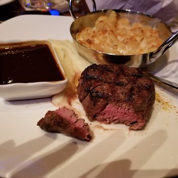Garlic - 6oz Filet Mignon with mash potatoes, mac and cheese. - Steakhouses Near Me - Stroudsburg, Pennsylvania