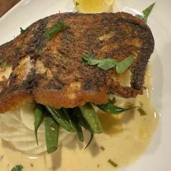 District Bistro - Fluke over mashed - New American Near Me - Wheaton, Maryland