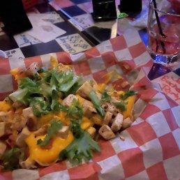 Nachos and drink Nachos and drink