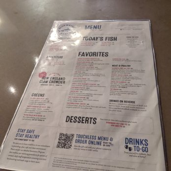 Bluewater Avalon - Menu - Front - Seafood Near Me - Avalon, California