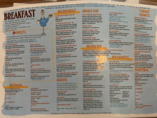 Menu photo 3 Little Brown Hen Cafe Florence, OR Menu photo 3 Little Brown Hen Cafe Florence, OR