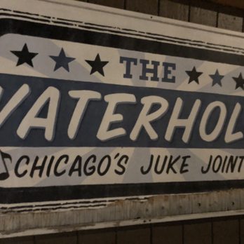 The Water Hole Chicago - Waterhole sign - Jazz & Blues Near Me - Chicago, Illinois