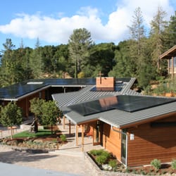 American Solar Corporation - SUNPOWER roof mount, school, Woodside
