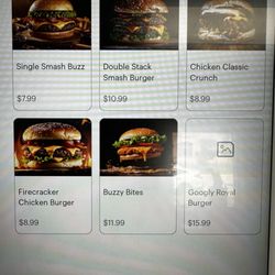Burger Buz - Menu