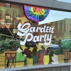 Garden Party - Plants, custom wood creation plant display hangers, beautiful ambiance