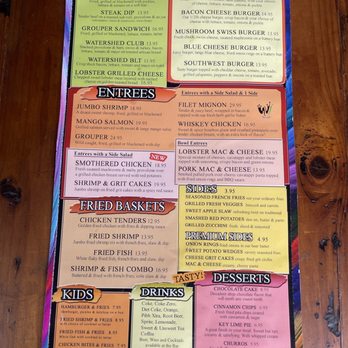 Watershed - Menu - New American Near Me - High Springs, Florida Watershed - Menu - New American Near Me - High Springs, Florida