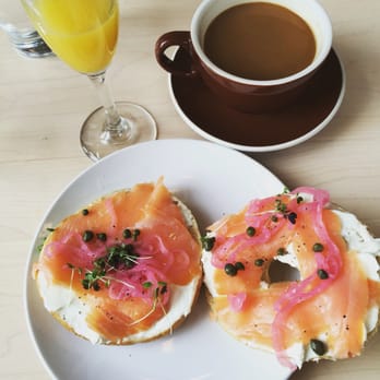 The Sparrow Bakery - Lox bagel, mimosa, Americano. Brunch of champions. - Coffee & Tea Near Me - Bend, Oregon The Sparrow Bakery - Lox bagel, mimosa, Americano. Brunch of champions. - Coffee & Tea Near Me - Bend, Oregon