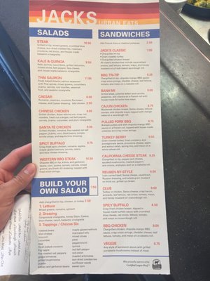 Menu photo 8 Jack's Urban Eats Rancho Cordova, CA