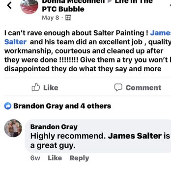 Salter Painting - Another happy client - Painters Near Me - Senoia, Georgia Salter Painting - Another happy client - Painters Near Me - Senoia, Georgia