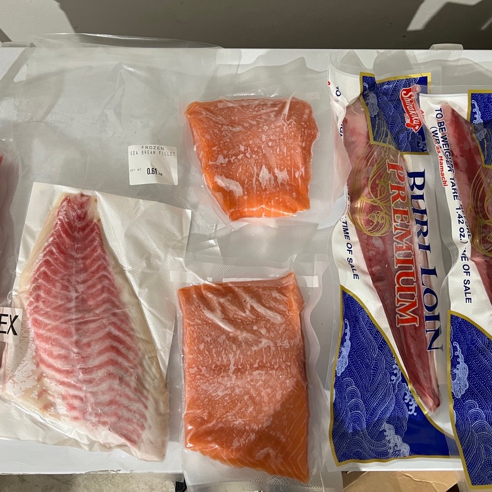 D&D SEAFOOD - Masago, yellowtail tuna, sea bream, salmon, and hamachi yellowtail for $181 - Seafood Markets Near Me - Westminster, California
