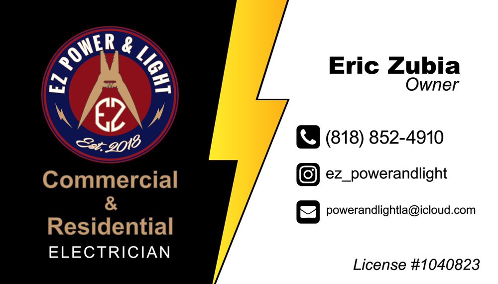 Slide of EZ Power & Light