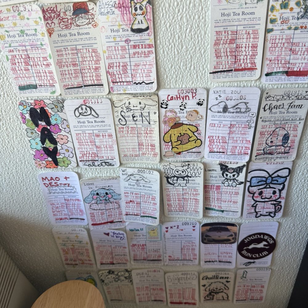 Hoji - cute stamp cards! - Bubble Tea Near Me - Redlands, California
