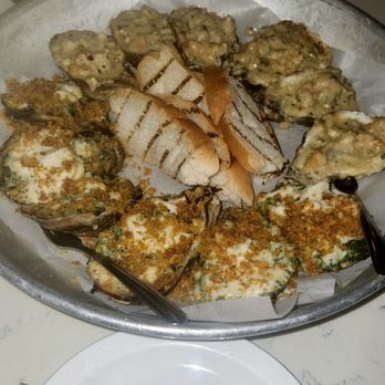 The Rouxpour - Spinach Madeline and Oysters Bienville - Cajun/Creole Near Me - Houston, Texas The Rouxpour - Spinach Madeline and Oysters Bienville - Cajun/Creole Near Me - Houston, Texas