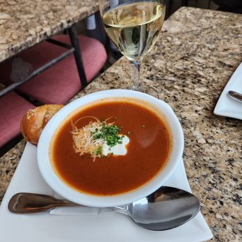 Lobkowicz Palace Café - Tomato soup with white wine - Cafes Near Me - Prague, Puerto Rico Lobkowicz Palace Café - Tomato soup with white wine - Cafes Near Me - Prague, Puerto Rico