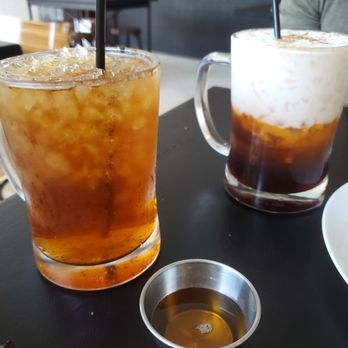 KrungThep Tea Time - Vanilla Berry Truffle and Thai Tea with cheese mousse. - Tea Rooms Near Me - Winter Park, Florida KrungThep Tea Time - Vanilla Berry Truffle and Thai Tea with cheese mousse. - Tea Rooms Near Me - Winter Park, Florida