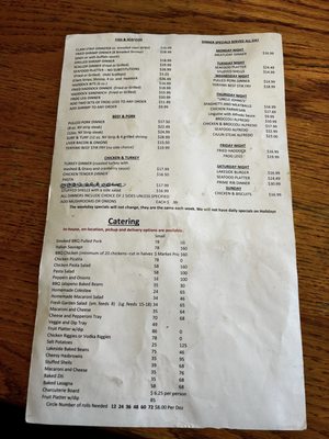Menu photo 1 The Lakeside Restaurant Pulaski, NY Menu photo 1 The Lakeside Restaurant Pulaski, NY