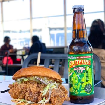 Popina Canteen - a chicken sandwich and a beer - Burgers Near Me - Vancouver, British Columbia Popina Canteen - a chicken sandwich and a beer - Burgers Near Me - Vancouver, British Columbia