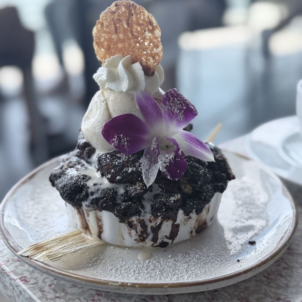 Coasterra - Ancho chocolate bread pudding - PHENOMENAL - Mexican Near Me - San Diego, California