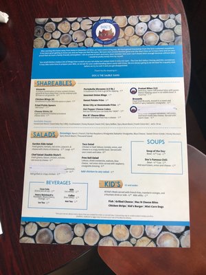 Menu photo 6 Doc’s On The River Free Soil, MI