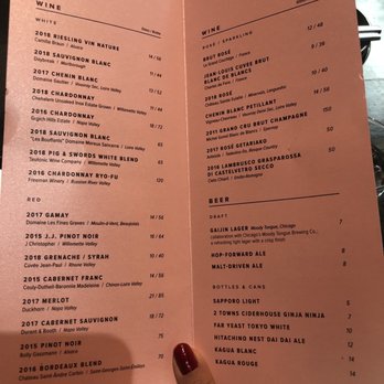 Gaijin - Menu drinks - Japanese Near Me - Chicago, Illinois