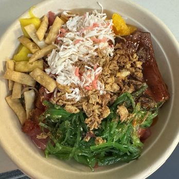 Poke Burrito - Two Poke Bowl 2 proteins (eel and ahi tuna) - Hawaiian Near Me - Astoria, New York