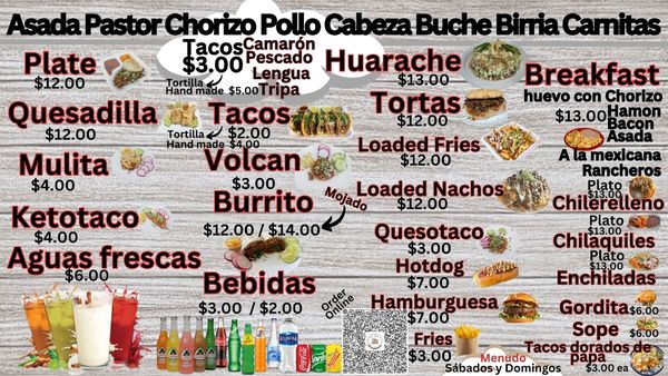 Menu photo 5 El Taquero Guzman Santa Ana, CA Menu photo 5 El Taquero Guzman Santa Ana, CA