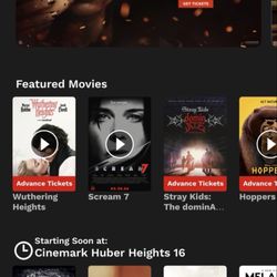 Rave Motion Pictures - App Experience
