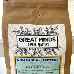 Great Minds Coffee Roasters - Single varietal Fresh roasted whole beans