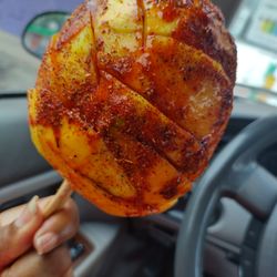 El Chido Taqueria - Melon on a stick. It was delicious