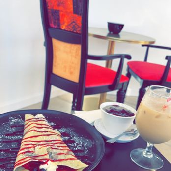 Amuse 5 Bakery - Crepe with fruits and they also bring you a side of chia and fruits. - Bakeries Near Me - Bradenton, Florida Amuse 5 Bakery - Crepe with fruits and they also bring you a side of chia and fruits. - Bakeries Near Me - Bradenton, Florida