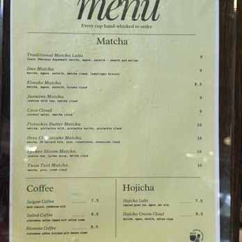 Cocha - Menu - Coffee & Tea Near Me - Houston, Texas Cocha - Menu - Coffee & Tea Near Me - Houston, Texas