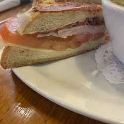 Friesen's Country Tyme Gardens - Grilled Turkey bacon sandwich