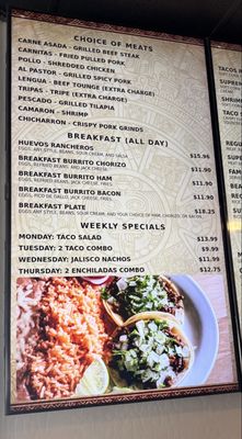 Menu photo 2 Tacos Jalisco Vallejo, CA