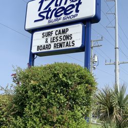 17th Street Surf Shop - Street Sign