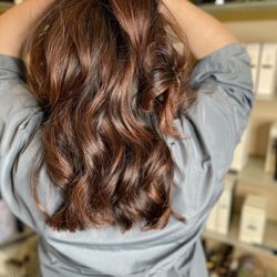 Oksana Salon & Spa - Rich & warm chestnut balayage by Zhanna ‍