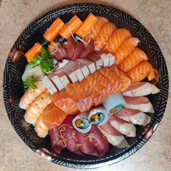 Ai Sushi - 100 PC tray (1/2) - Sushi Bars Near Me - Markham, Ontario