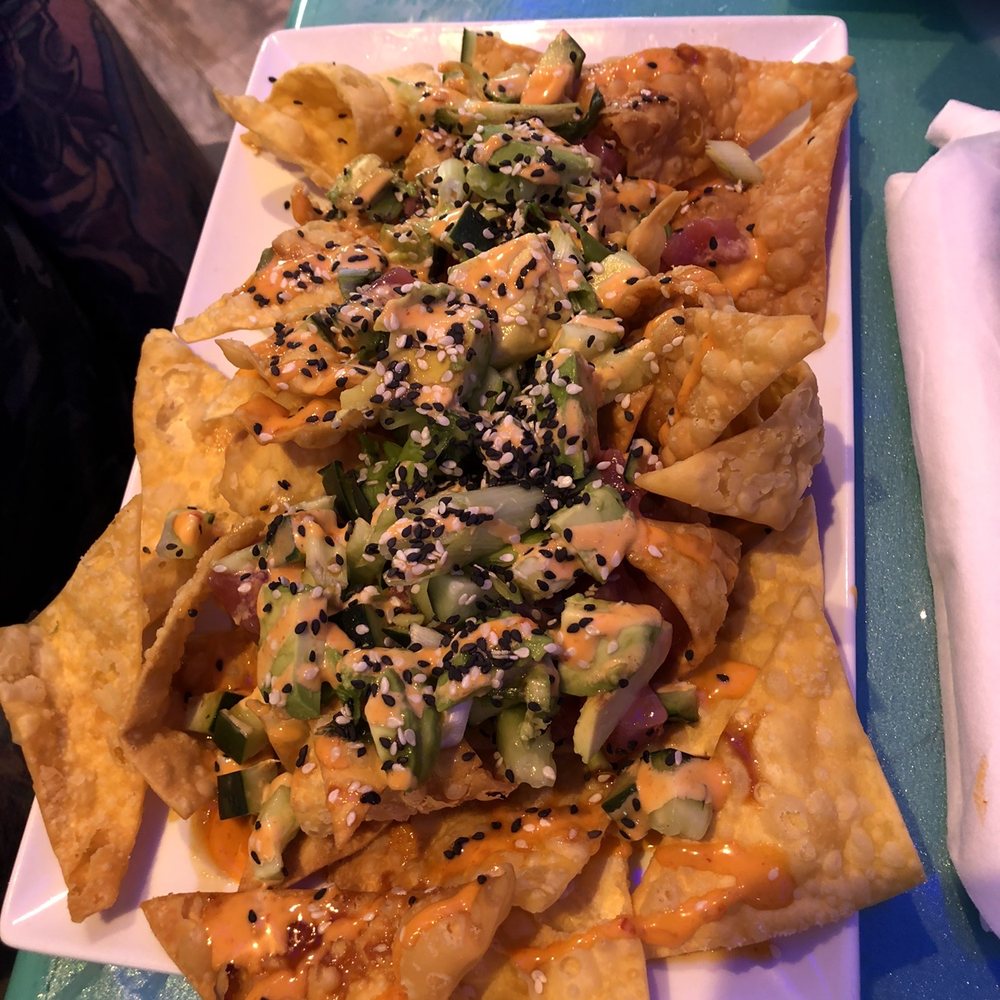 Coconuts On The Beach - Poke nachos no avocado - Bars Near Me - Cocoa Beach, Florida Coconuts On The Beach - Poke nachos no avocado - Bars Near Me - Cocoa Beach, Florida