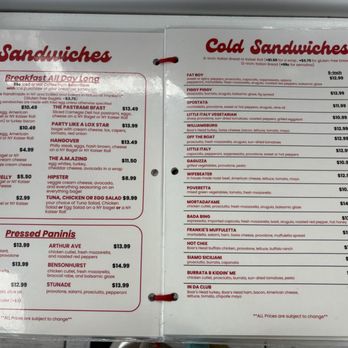 Frankie’s Italian Deli - Menu - Delis Near Me - Riverview Fl, Florida