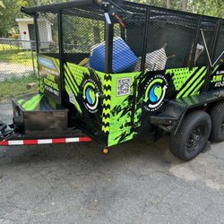 Klean Assurance Junk Removal - Our dump trailer