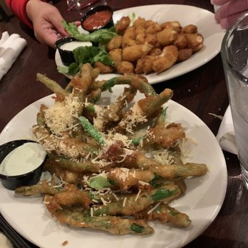 Sparky's Landing - Fried green beans and cheese curds. The wasabi ranch with the green beans was good! - Steakhouses Near Me - Mount Shasta, California Sparky's Landing - Fried green beans and cheese curds. The wasabi ranch with the green beans was good! - Steakhouses Near Me - Mount Shasta, California
