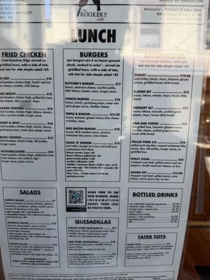 Menu photo 1 The Rookery Cafe Juneau, AK