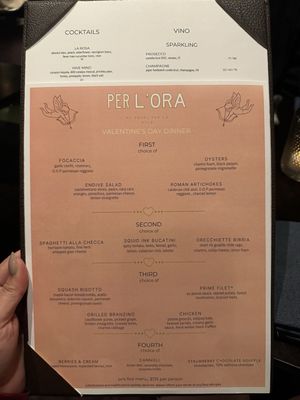 Menu photo 2 Ristorante Per L’Ora Los Angeles, CA Menu photo 2 Ristorante Per L’Ora Los Angeles, CA
