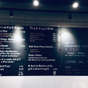 Rosemary Rocksalt - Menu - Bagels Near Me - Richmond, British Columbia Rosemary Rocksalt - Menu - Bagels Near Me - Richmond, British Columbia